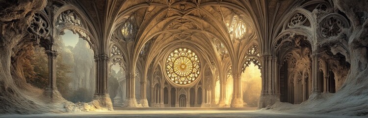 Obraz premium Sacred Splendor: The Majestic Beauty of Religious Architecture