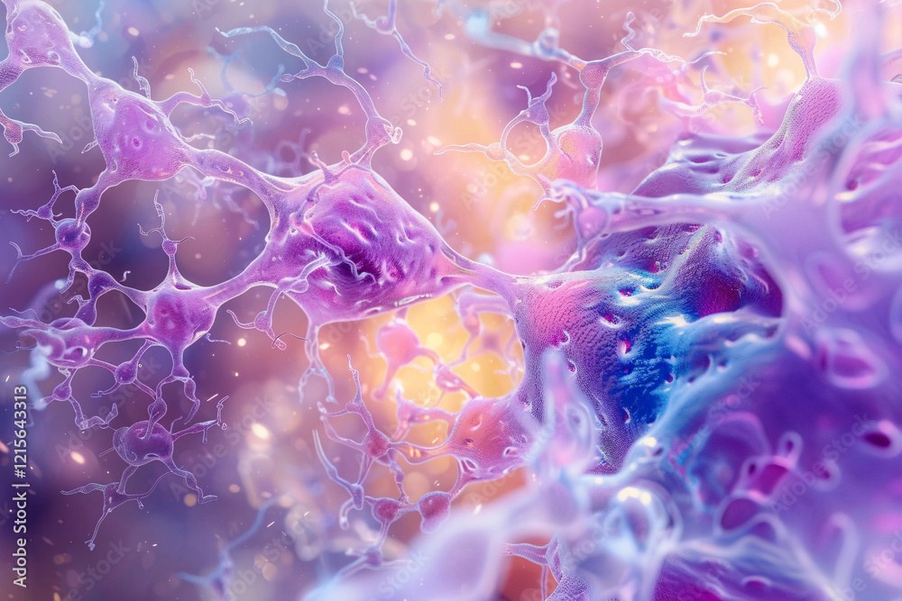 Wall mural abstract background and texture of science and medical backgrounds. generative ai