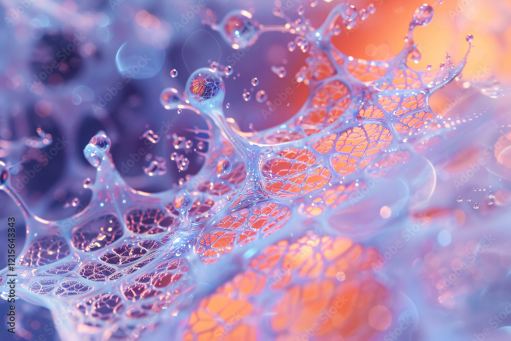 Wall mural abstract background and texture of science and medical backgrounds. generative ai
