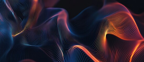 Fototapeta premium Abstract Digital Waves