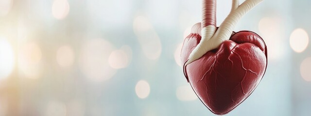 Heart banner: cardiogram symbol, medical theme, cardiac health, lifeline design, heartbeat graphic, healthcare focus, vital rhythm, awareness, wellness promotion, cardiovascular care.