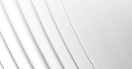 Obraz premium Abstract white curved lines creating smooth, flowing image background