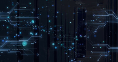 Image of computing data processing over computer servers