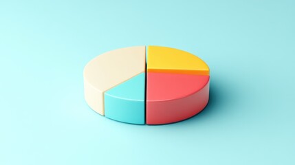 A visual display of a pie chart alongside a line graph, showing diversified portfolio allocations and risk analysis for a financial investment strategy meeting.