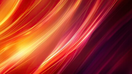 Abstract Red Orange Yellow Swirl Background Image