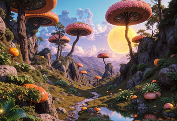 Landscape of other worlds of the universe