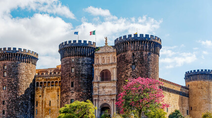Castel Nuovo in Naples Italy