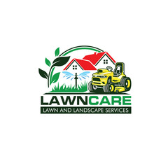 Fototapeta premium Illustration vector graphic of lawn mower logo