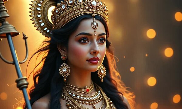 Goddess Saraswati, Hindu Deity of Knowledge, Wisdom, and Arts