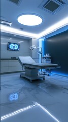 Modern Medical Examination Room: Sterile, Clean, and High-Tech