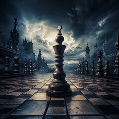 The King’s Realm: A Monument to Strategy. Generative AI 