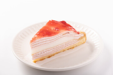 ストロベリー　ミルクレープ