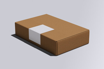 Blank Sticker With Box