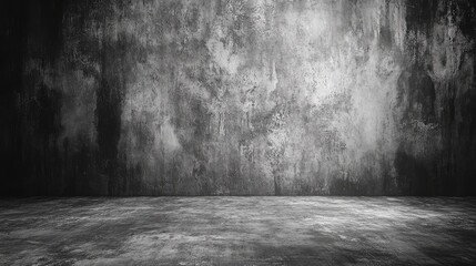 Grunge textured background with faded gray tones and uneven surfaces ideal for use as a minimalist backdrop Copy Space