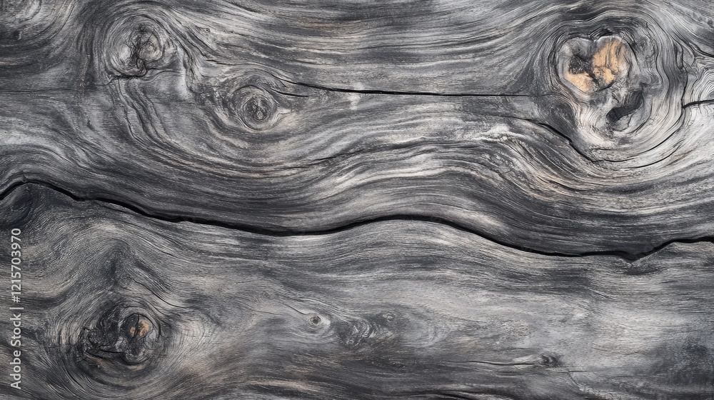 Wall mural textured weathered wood surface with gray tones and natural patterns suitable for background use cop
