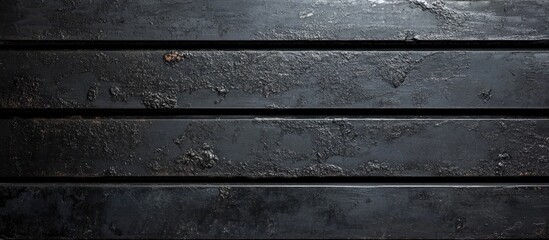 Fototapeta premium Dark textured wooden planks background with grunge elements and Copy Space for text placement