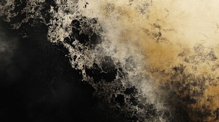 Grunge Yellow and Black Abstract Cement Background Ideal for Text and Graphic Overlays