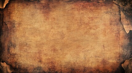 Naklejka premium Aged brown leather texture background with ample empty space for text or graphic placement ideal for vintage design projects