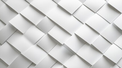 Fototapeta premium Textured white square tile background for modern decorative wallpaper and design projects