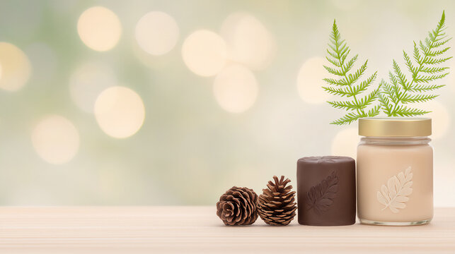  embossed botanical chocolates