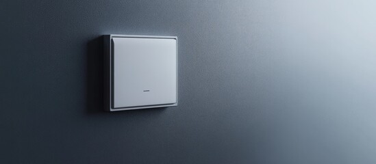 Sleek wall mounted light switch designed for modern interior home decor enhancing aesthetic appeal and functionality in living spaces