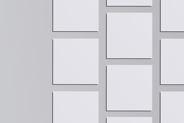 Blank Social Media Post