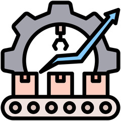 Lean Manufacturing Icon