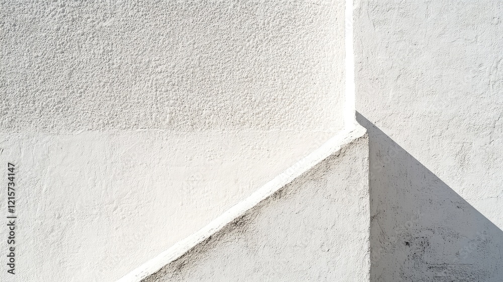 Aufkleber textured white wall background with soft shadows and gentle gradients in neutral tones, creating a m