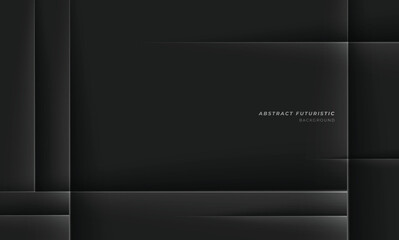 
Black abstract vector background. Futuristic technology style. Vector illustration.
