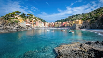 Picturesque Coastal Village in Cinque Terre, Italy