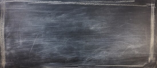 Chalkboard with white chalk featuring empty space for text promoting interactive learning and creativity in educational settings