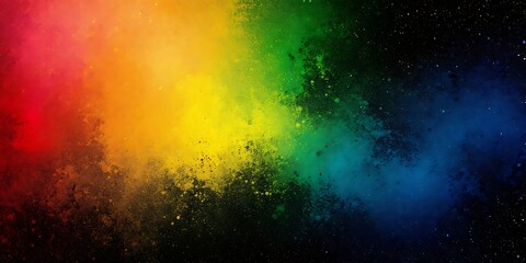 Fototapeta premium Rainbow nebula cosmic dust, space background, design