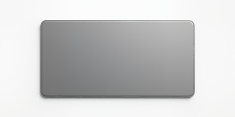 Obraz premium Mousepad Mockup Design Template with Gray Surface for Professional Desktop Accessory Presentation and Branding