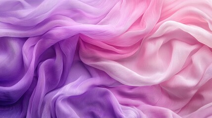 Obraz premium Abstract Purple and Pink Fabric Texture: A Soft, Dreamy Drape of Shimmering Silk