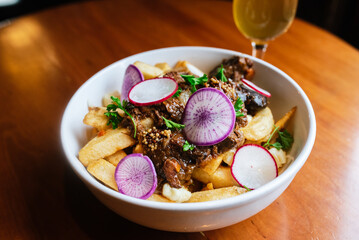 Beef Bourguignon Poutine