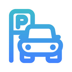 parking lot bold gradient