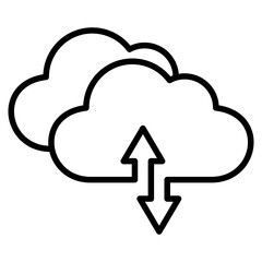 Cloud storage icon