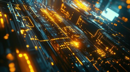 Abstract Digital Network