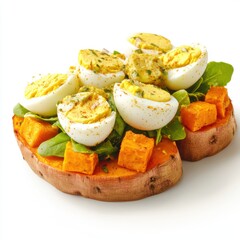  rich curry-infused egg salad  