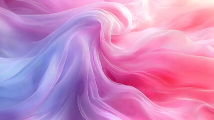 Obraz premium Abstract Pink Purple Fabric Illustration