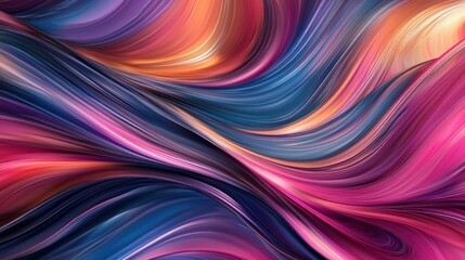 Obraz premium Abstract Swirling Colors: A Symphony of Hues