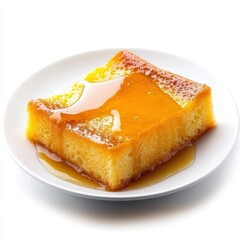  spongy cake soaked in apricot syrup 