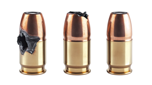 Unique Collection of Bullet Shot Damaged Elements Generative AI
