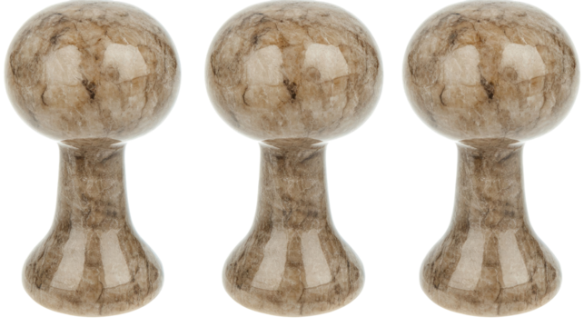 Bullet Shot Damaged Decorative Objects in Set Display Generative AI