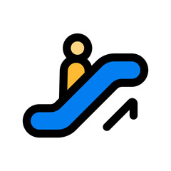 escalator up fill color