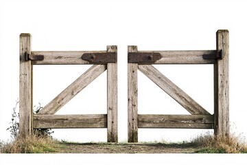 Obraz premium old wooden fence