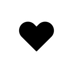 Love icon logo design. Heart sign and symbol. Like icon vector.