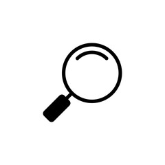 Search icon logo design. search magnifying glass sign and symbol