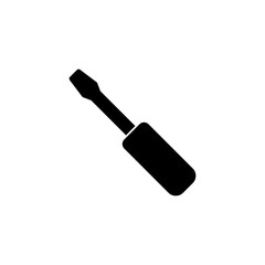 Screwdriver icon logo design. tools sign and symbol