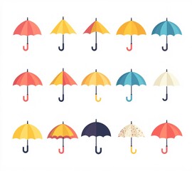 Obraz premium set of umbrella